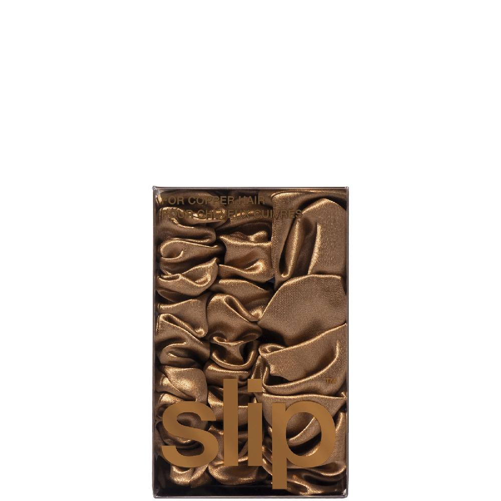 Lookfantastic Slip Pure Silk Back To Basics Assorted Scrunchie Set 16g - Copper