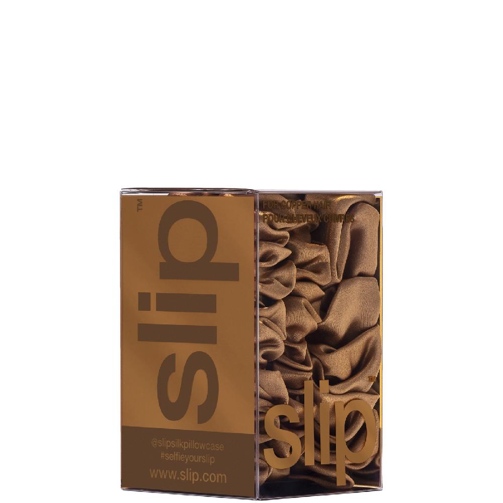 Lookfantastic Slip Pure Silk Back To Basics Assorted Scrunchie Set 16g - Copper