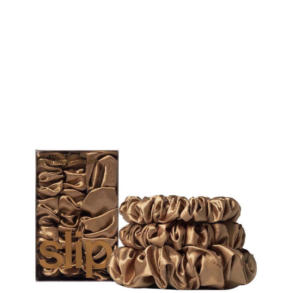 lookfantastic Slip Pure Silk Back to Basics Assorted Scrunchie Set 16g - Copper