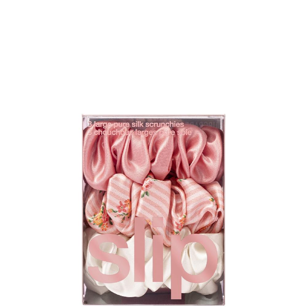 Lookfantastic Slip Pure Silk Large Scrunchies - Petal