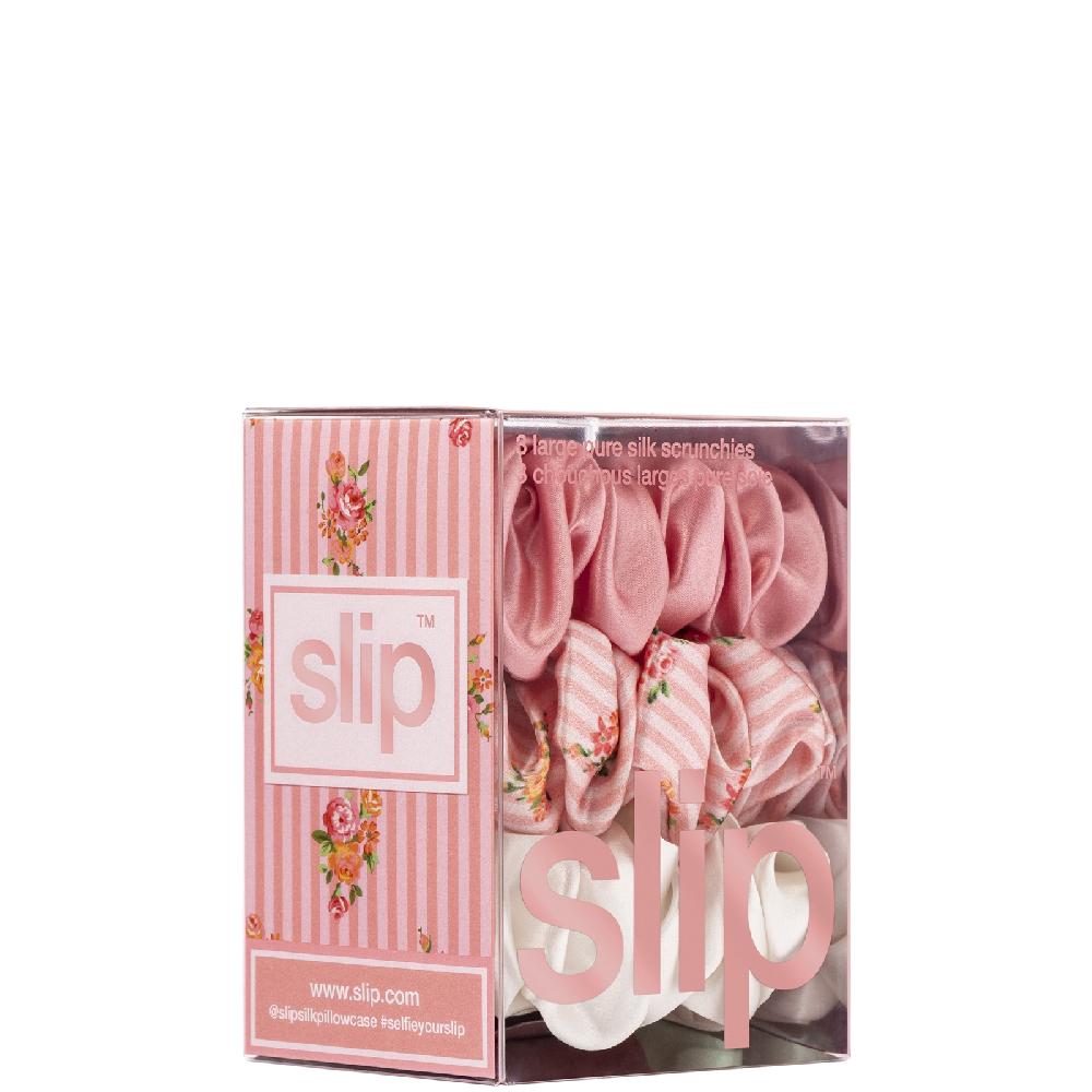 Lookfantastic Slip Pure Silk Large Scrunchies - Petal