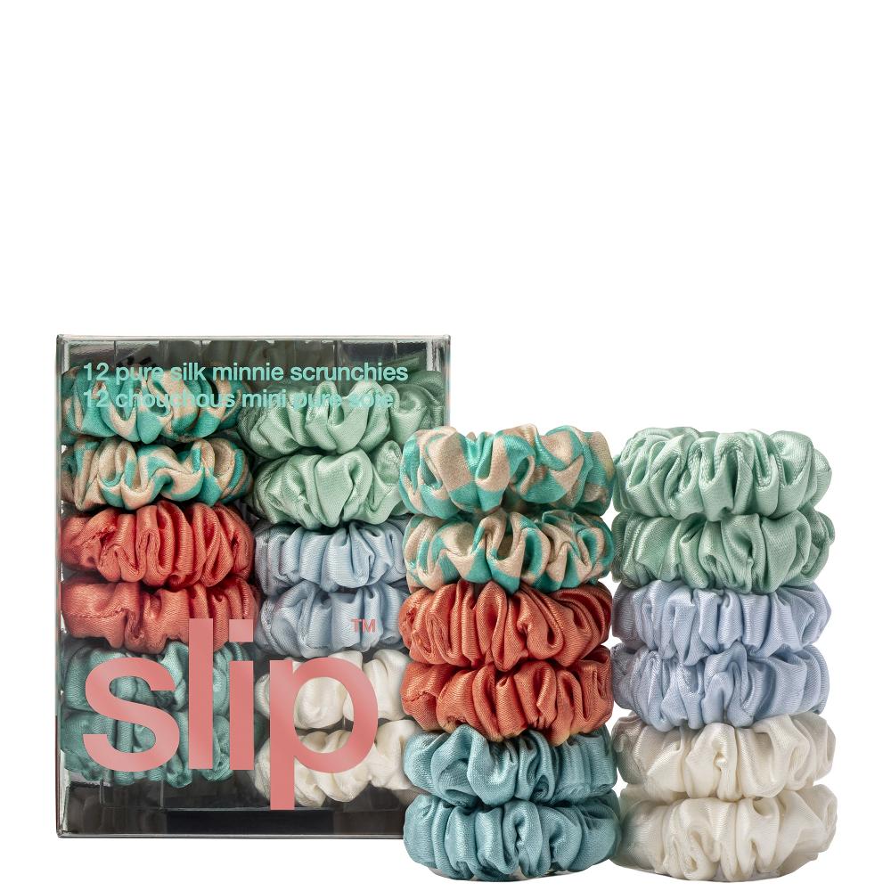 lookfantastic Slip Pure Silk Minnie Scrunchies - Seaside