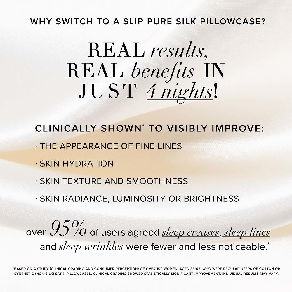 Lookfantastic Slip Pure Silk Queen Pillowcase - Seabreeze
