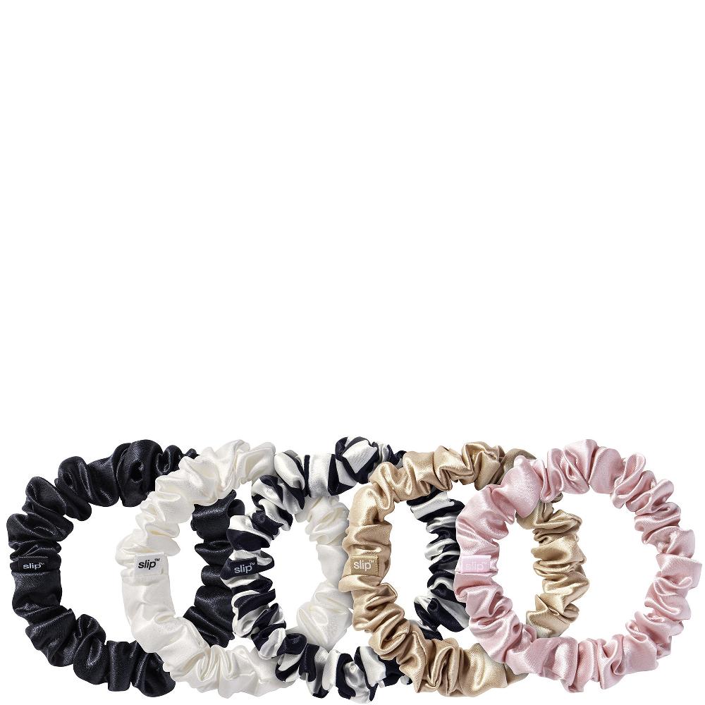 lookfantastic Slip Silk Midi Scrunchies - Multi (Pack of 5)