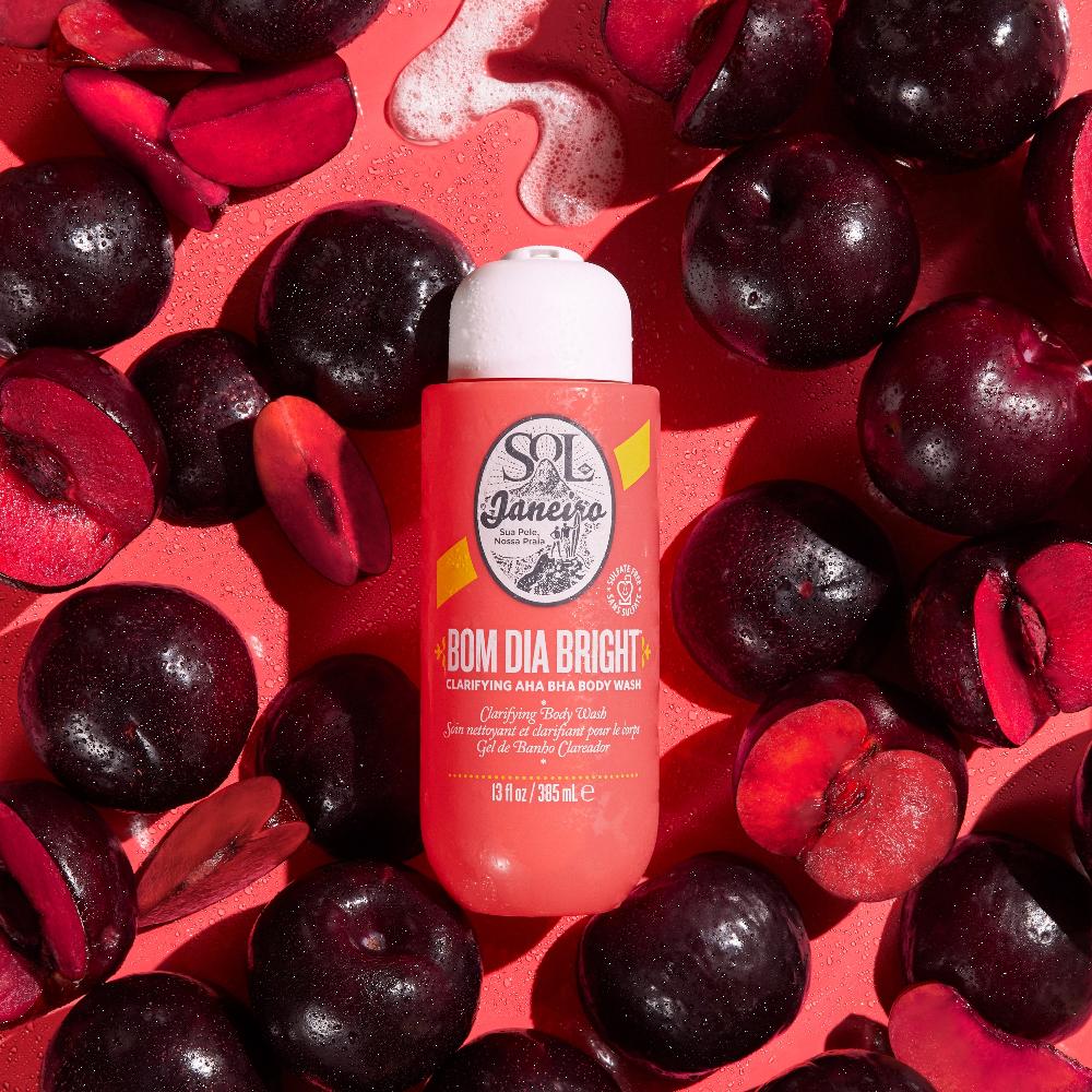 Lookfantastic Sol De Janeiro Bom Dia Bright Clarifying AHA BHA Bade- Und Duschgel 385 Ml