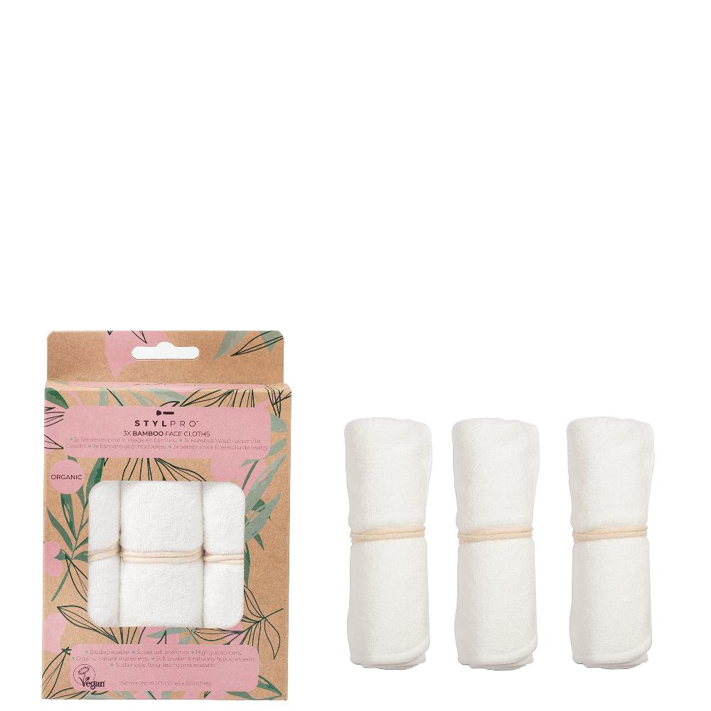 Lookfantastic StylPro Bamboo Gesichtstücher 3er-Packung