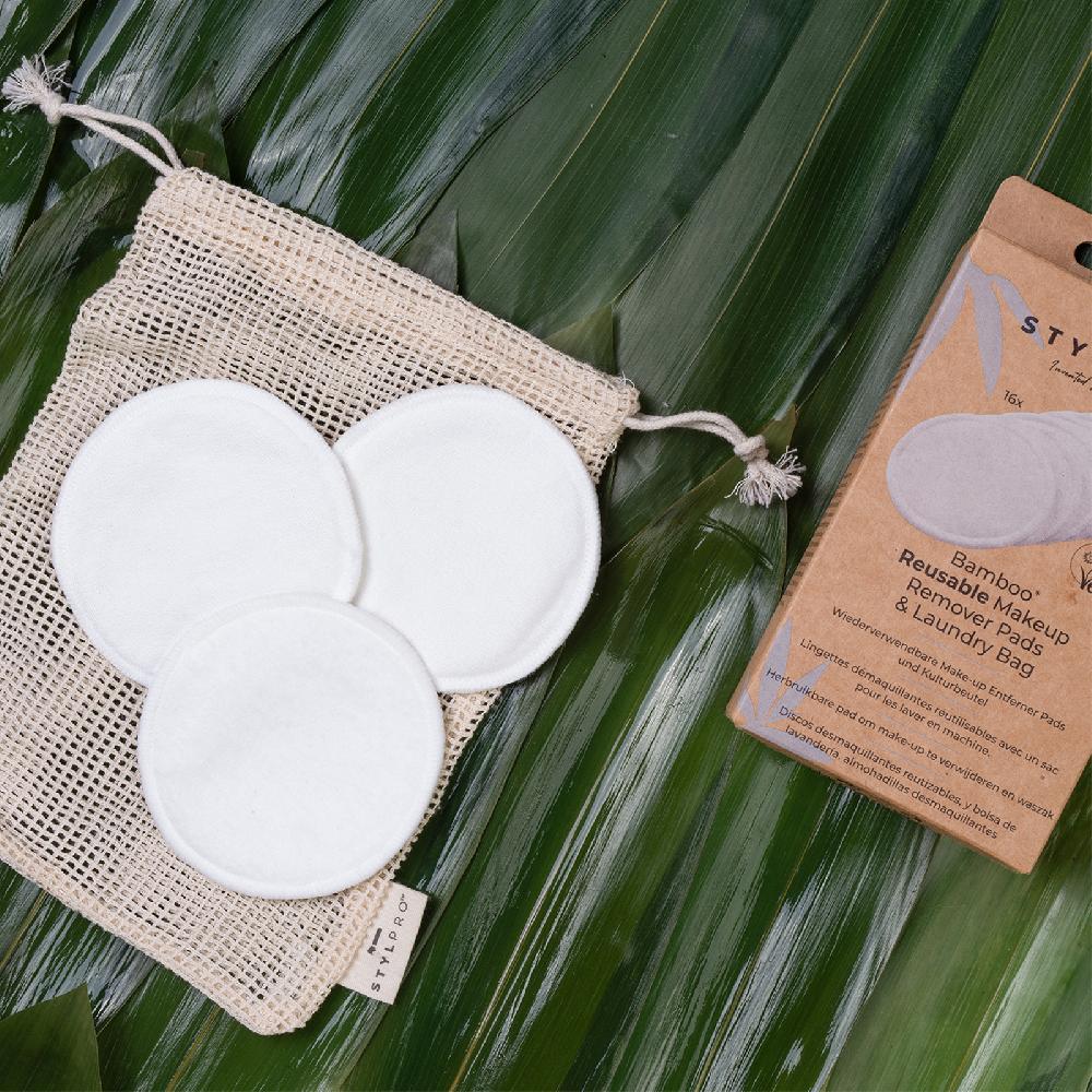 Lookfantastic StylPro Bamboo Makeup Remover Pads - 16 Pack