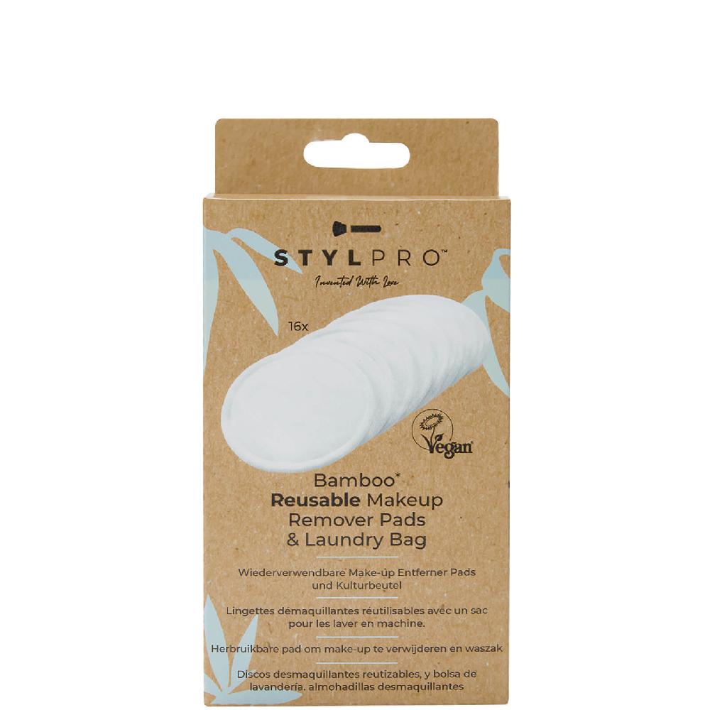 lookfantastic StylPro Bamboo Makeup Remover Pads - 16 Pack