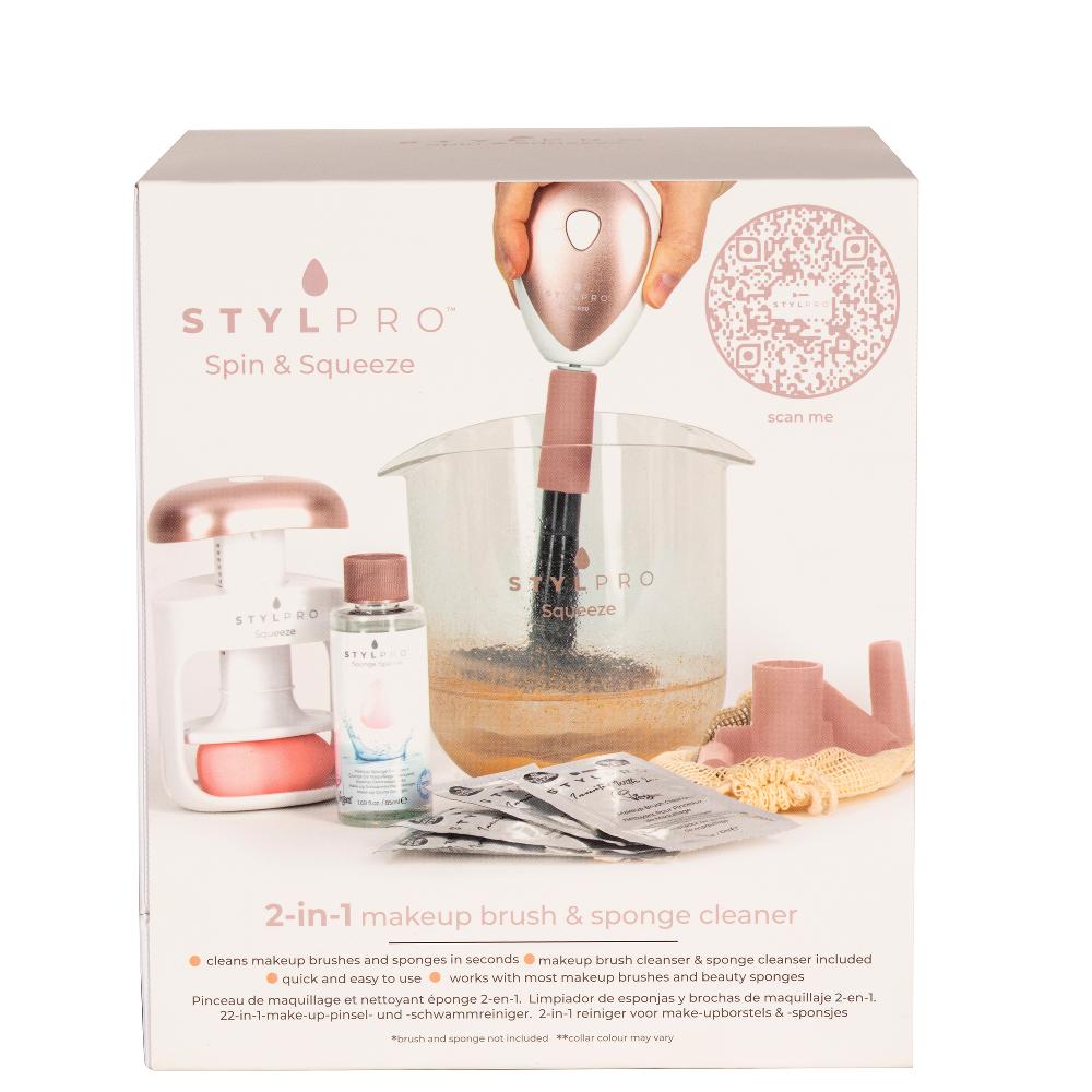 Lookfantastic StylPro Spin And Squeeze Make-up-Pinsel- Und Beauty-Schwamm-Reiniger