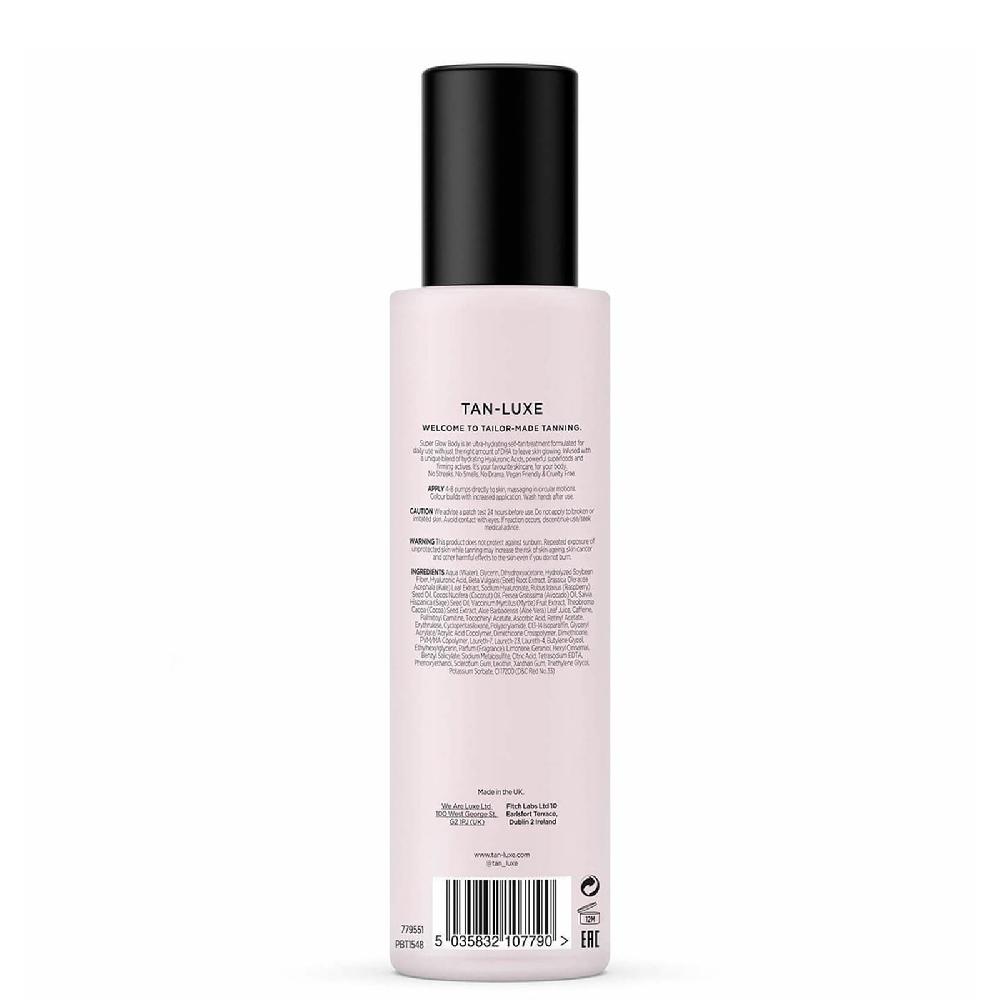 Lookfantastic Tan-Luxe Super Glow Body Hyaluron-Selbstbräunungserum 150 Ml