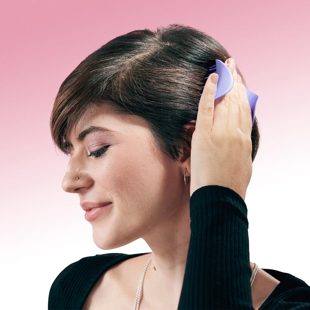Lookfantastic Tangle Teezer The Scalp Exfoliator And Massager - Lavender Lite