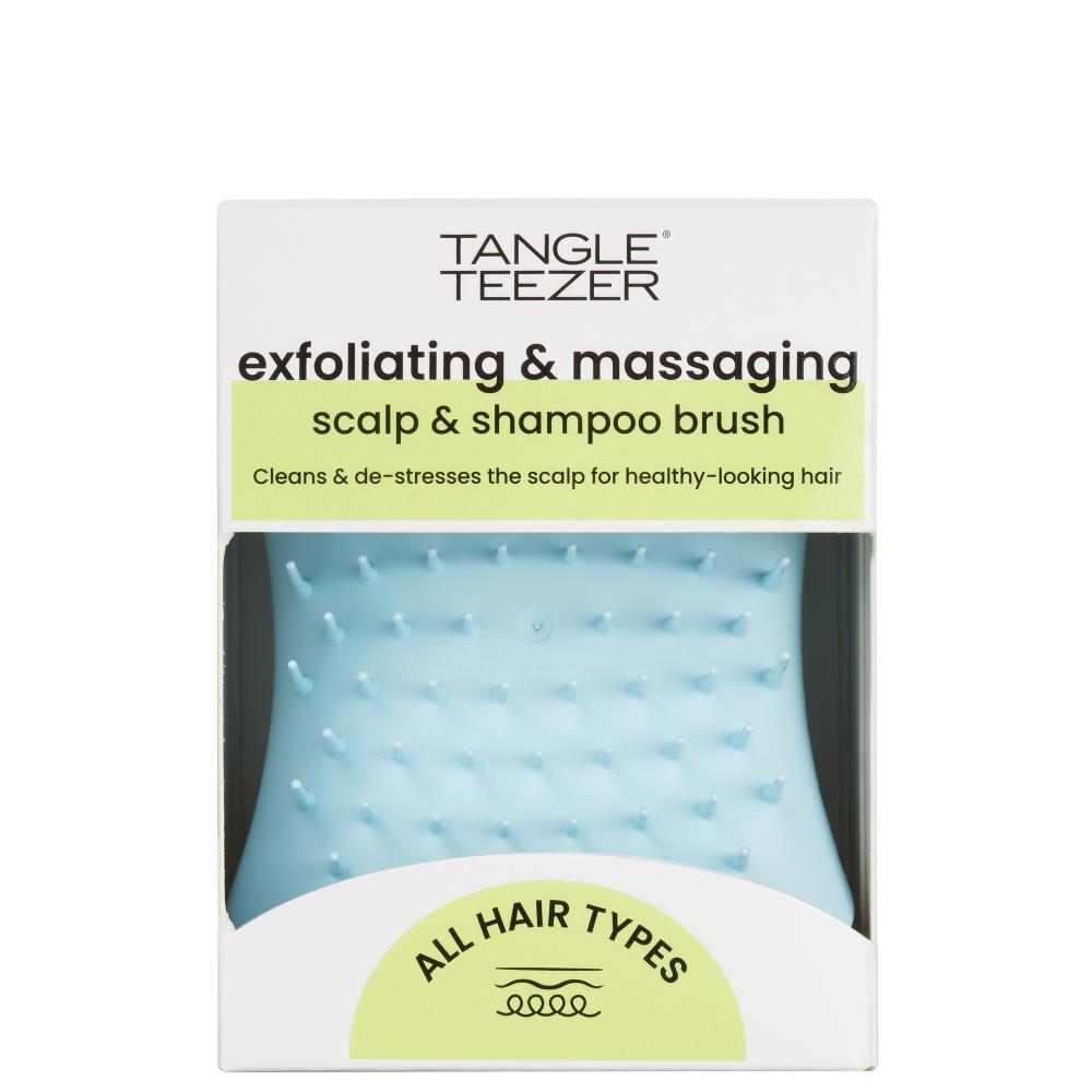 Lookfantastic Tangle Teezer The Scalp Exfoliator And Massager - Seafoam Blue