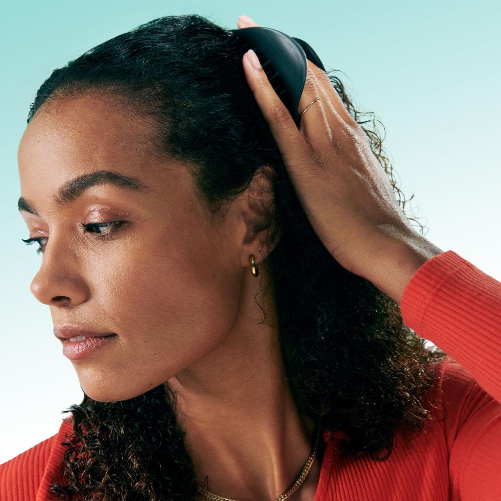 Lookfantastic Tangle Teezer The Scalp Exfoliator And Massager - Seafoam Blue