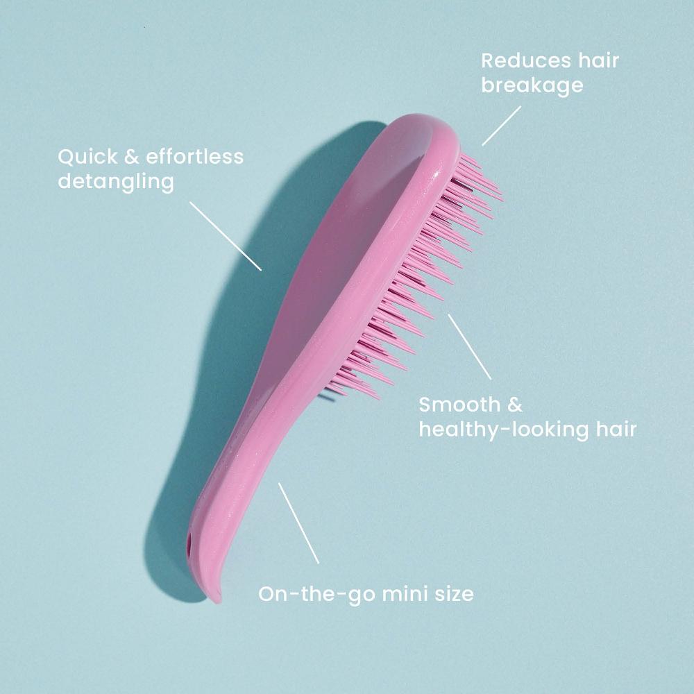 Lookfantastic Tangle Teezer The Ultimate Detangler Mini Brush - Pink/Apricot