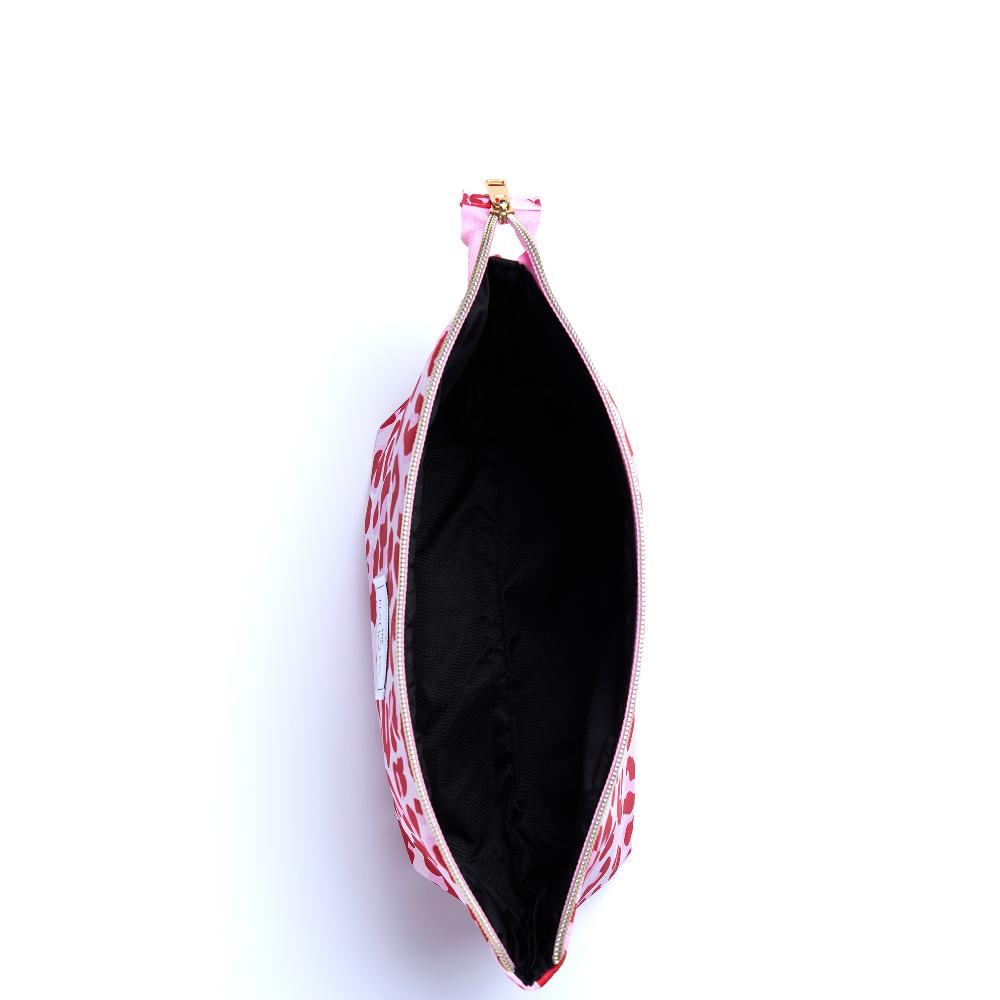 Lookfantastic The Flat Lay Co. Essential Pouch In Pink Leopard