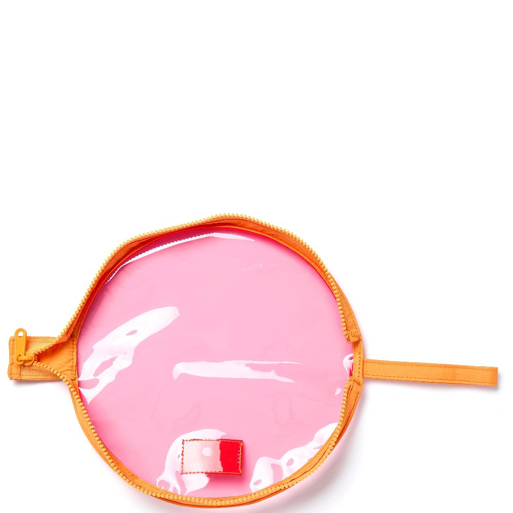 Lookfantastic The Flat Lay Co. Lunar Pouch In Orange And Pink