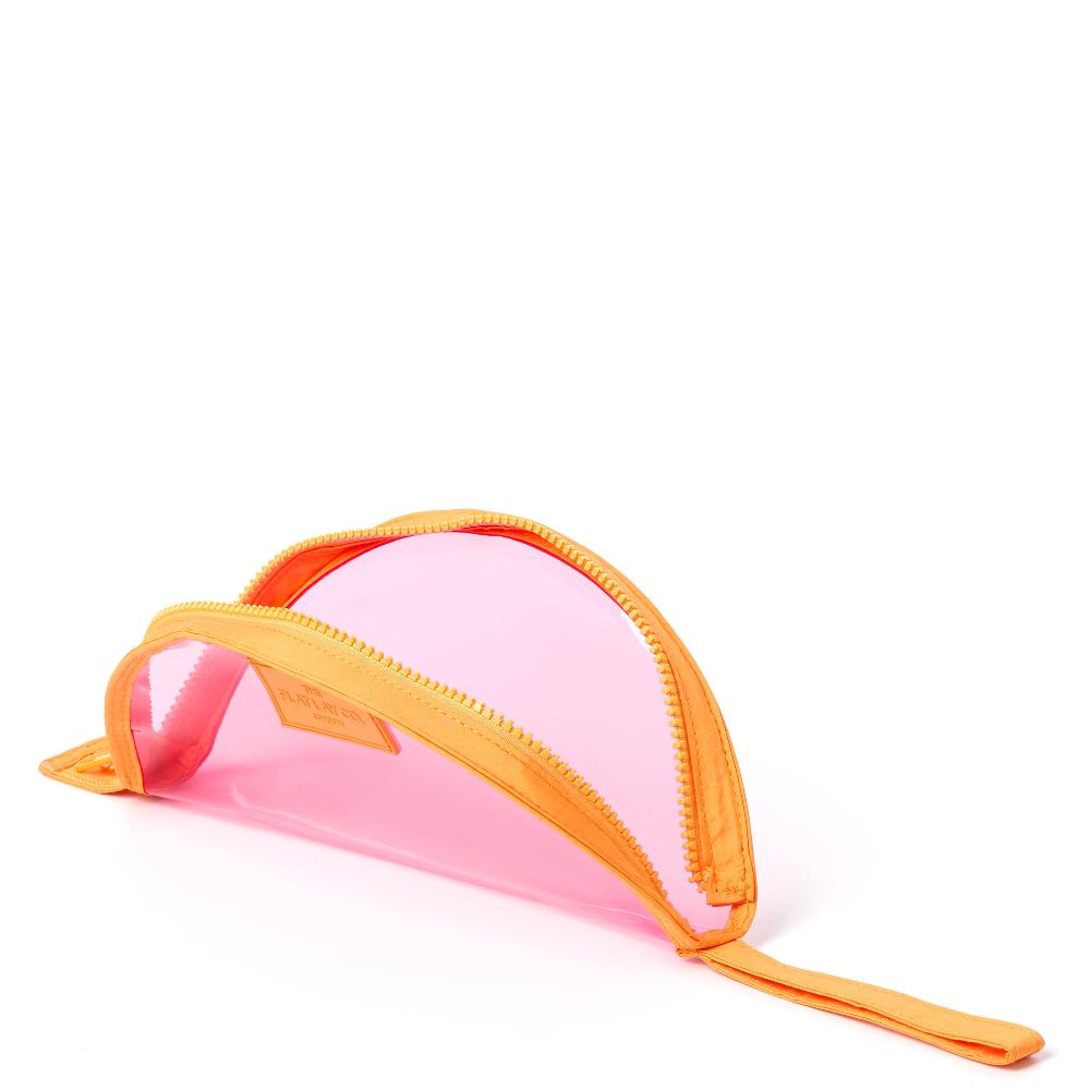 Lookfantastic The Flat Lay Co. Lunar Pouch In Orange And Pink