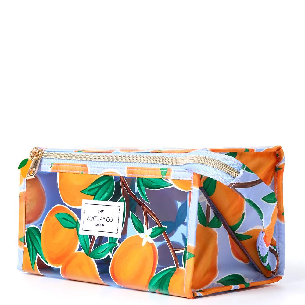 Lookfantastic The Flat Lay Co. Offene Flache Make-up-Jelly-Boxtasche - Mediterranean Oranges