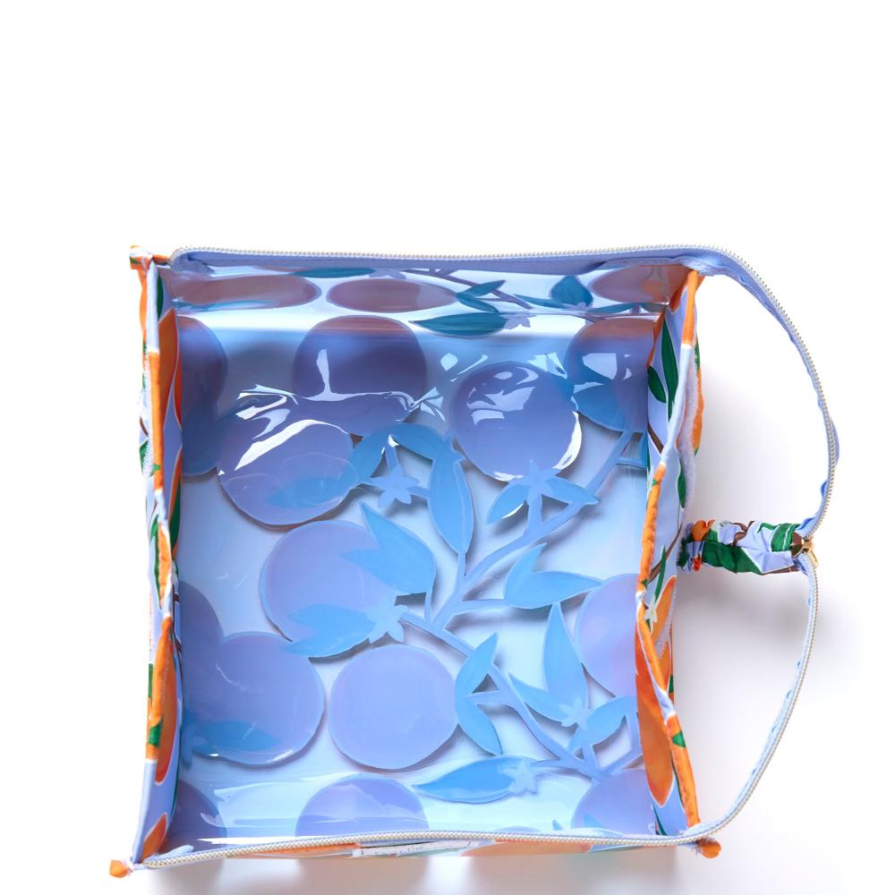 Lookfantastic The Flat Lay Co. Offene Flache Make-up-Jelly-Boxtasche - Mediterranean Oranges