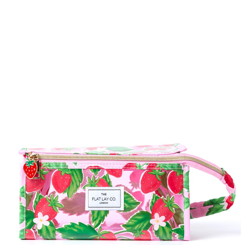 lookfantastic The Flat Lay Co. Offene flache Make-up-Jelly-Boxtasche - Summer Strawberries