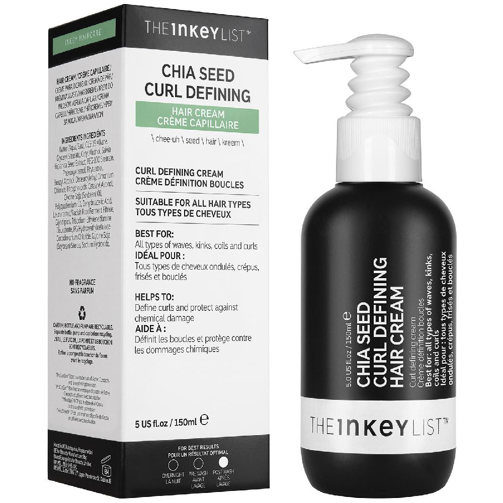 Lookfantastic The INKEY List Chia Seed Curl Defining Hair Cream 150ml