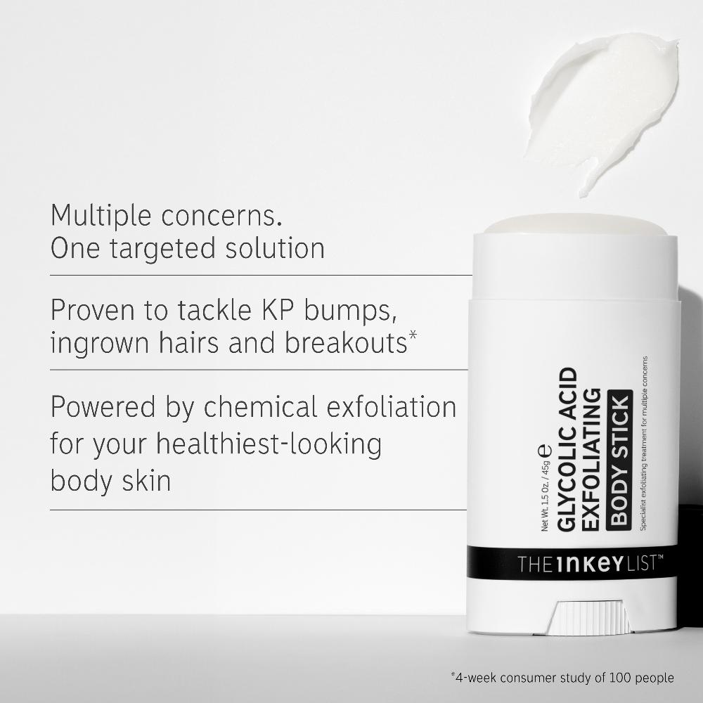 Lookfantastic The INKEY List Glycolsäure-Körperpeeling-Stift 45 G