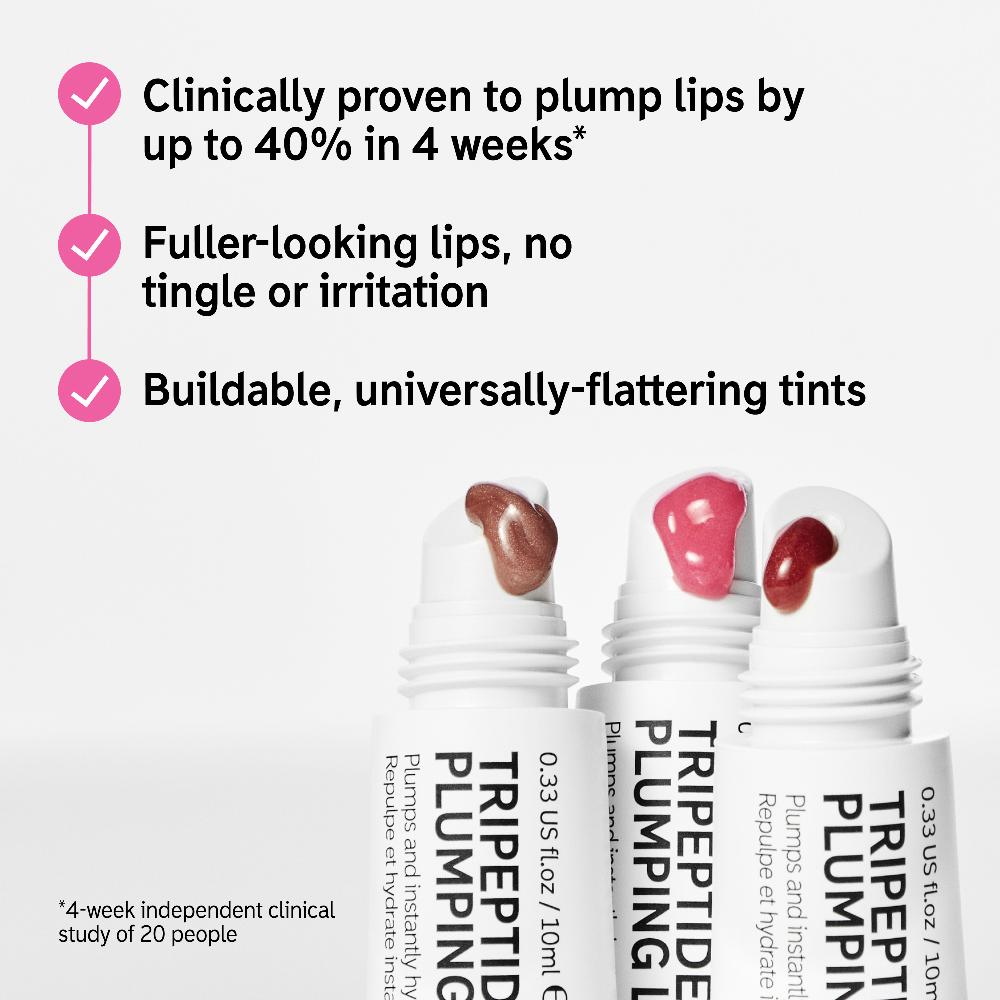 Lookfantastic The INKEY List Tripeptide Plumping Lip Balm - Pink Tint