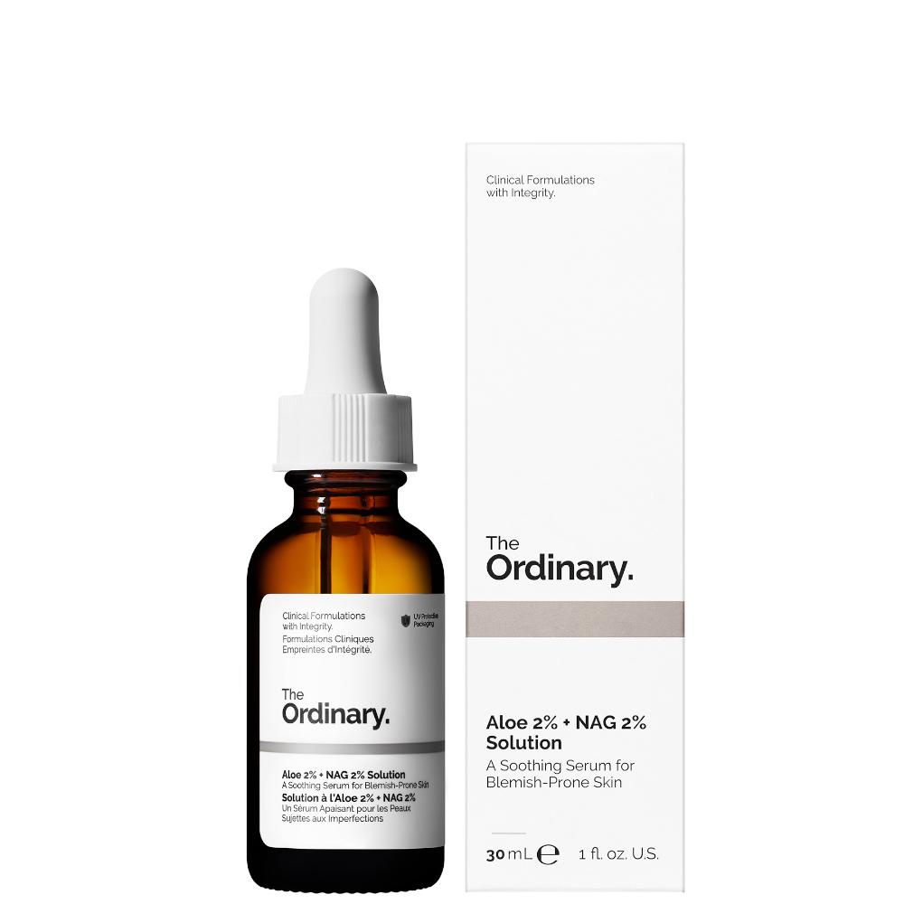 Lookfantastic The Ordinary Aloe 2% + NAG 2% Solution Serum 30 Ml