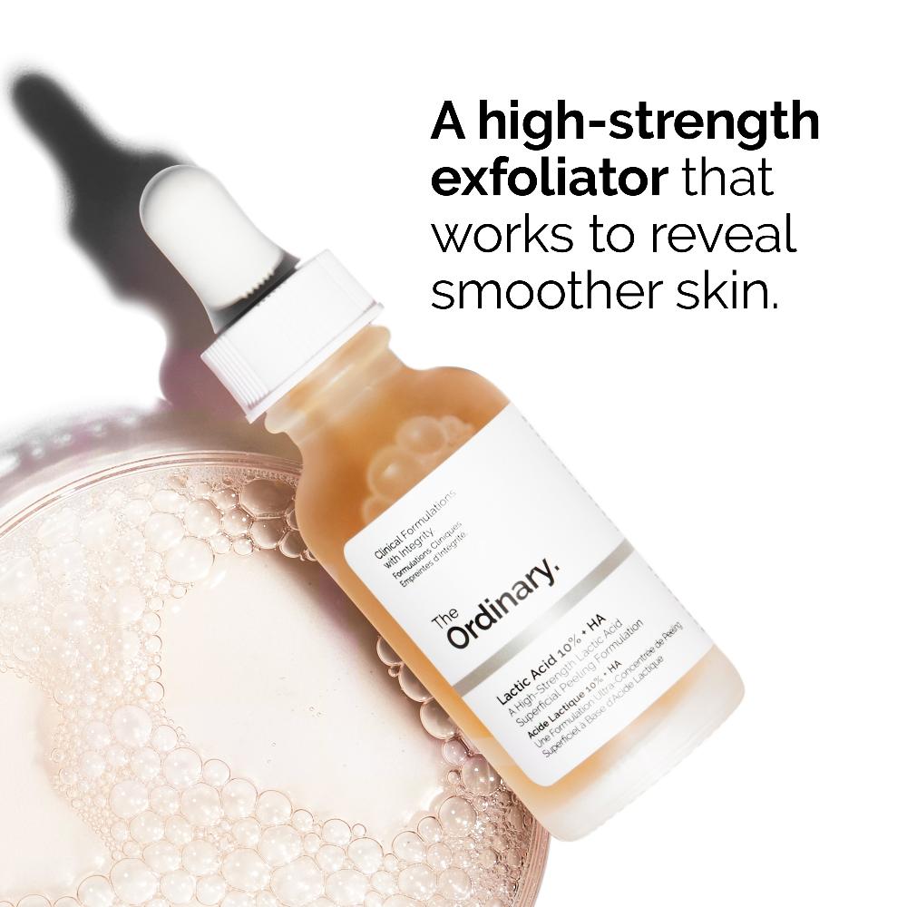 Lookfantastic The Ordinary Lactic Acid 10% + HA 2% Superficial Peeling Formulation 30 Ml