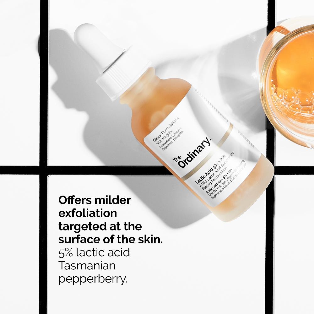 Lookfantastic The Ordinary Lactic Acid 5 % + HA 2 % Superficial Peeling Formulation 30 Ml