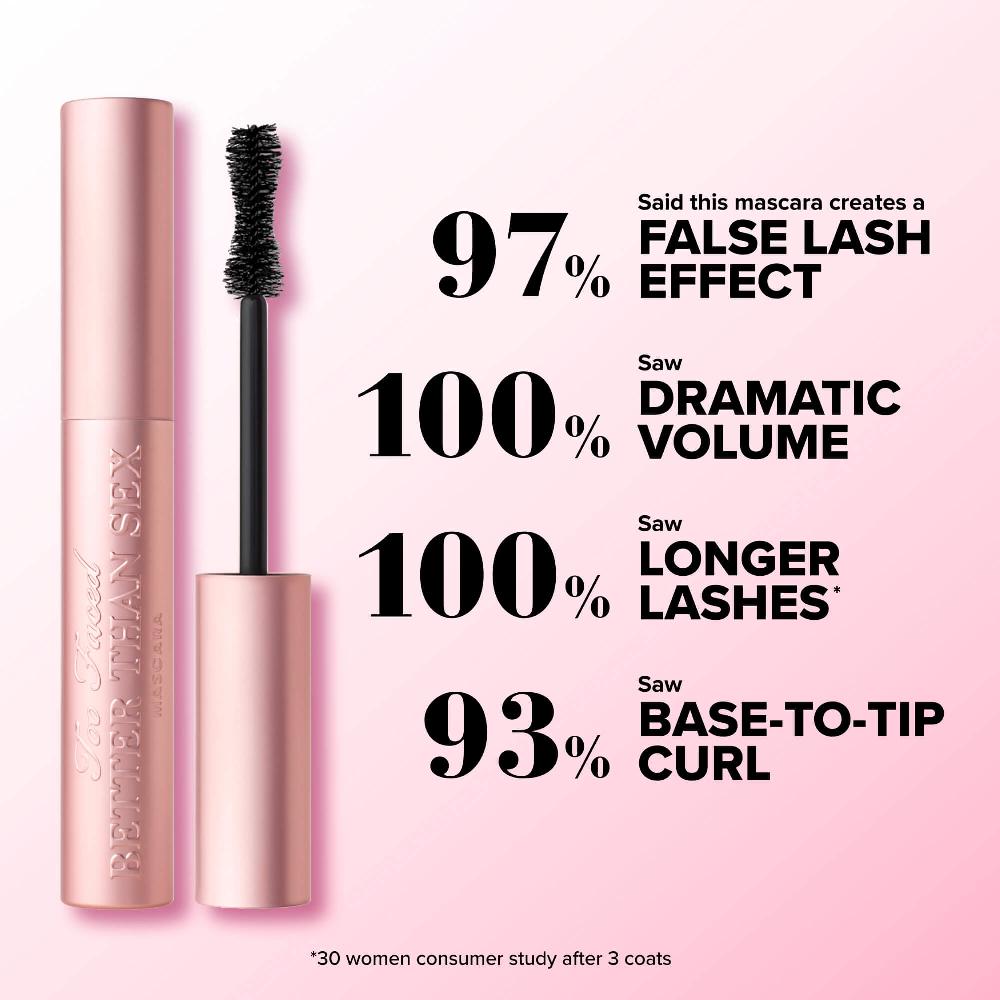 Lookfantastic Too Faced Better Than Sex Mascara 8 Ml