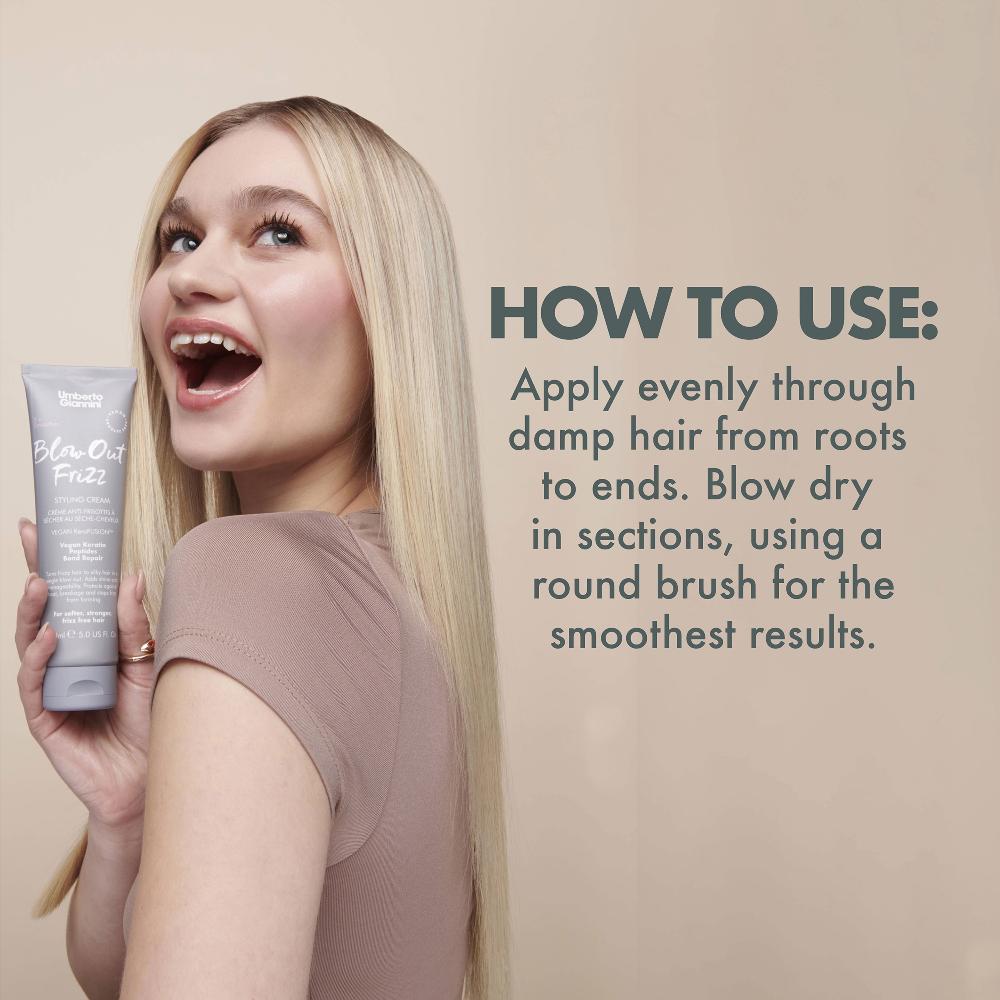 Lookfantastic Umberto Giannini Anti-Frizz Blow Out Frizz-Creme 150 Ml