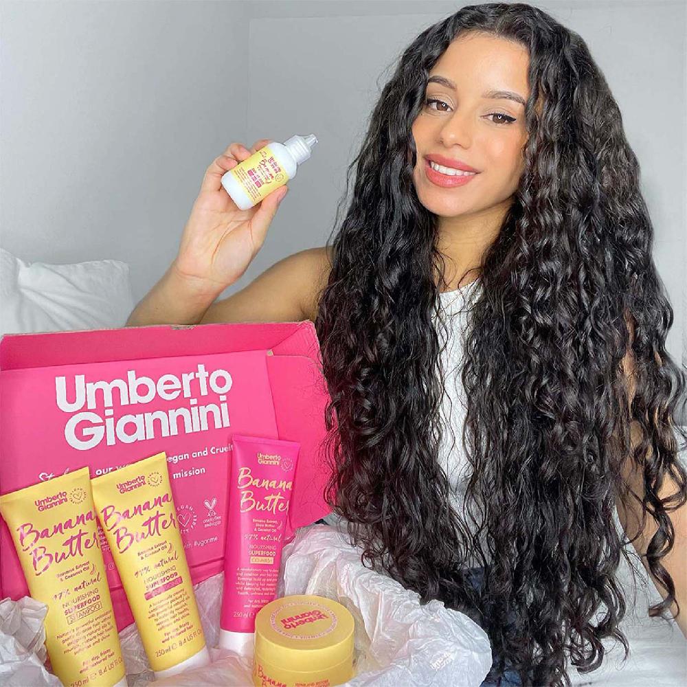 Lookfantastic Umberto Giannini Bananenbutter Nährende Superfood-Spülung 250ml
