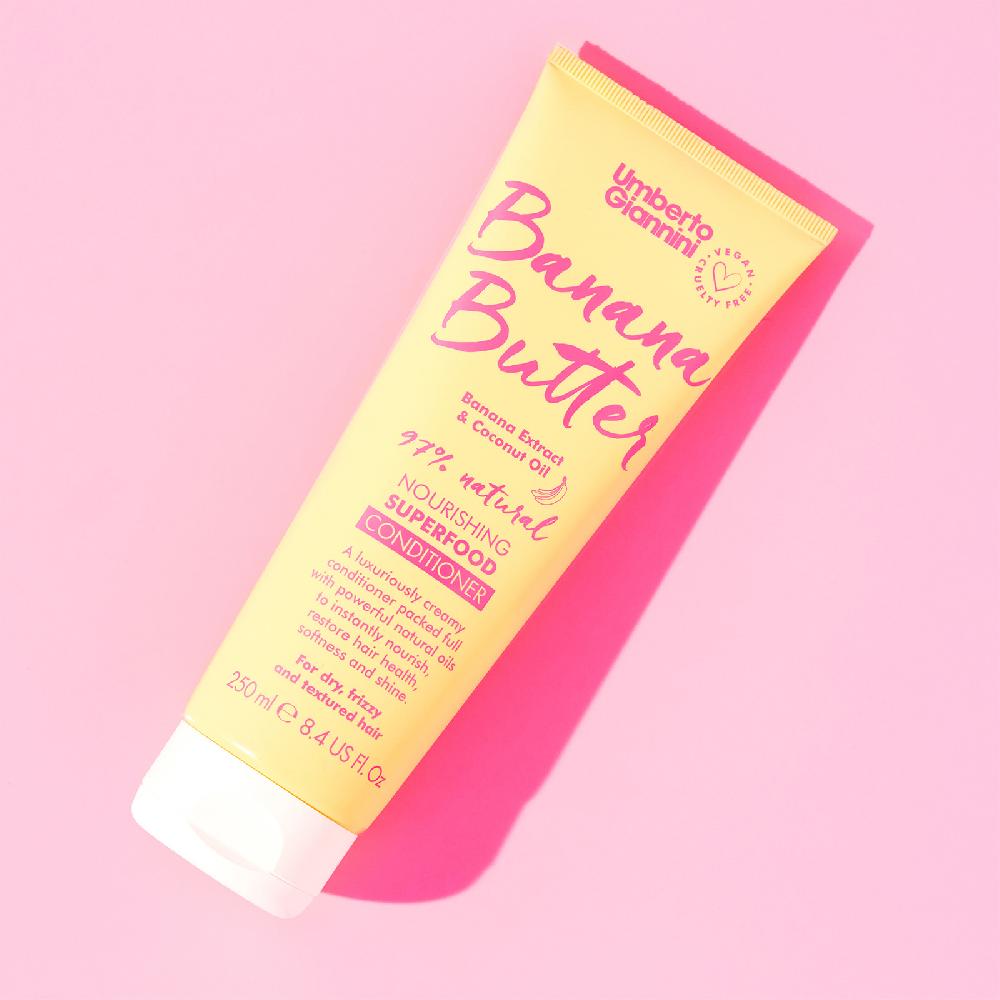 Lookfantastic Umberto Giannini Bananenbutter Nährende Superfood-Spülung 250ml