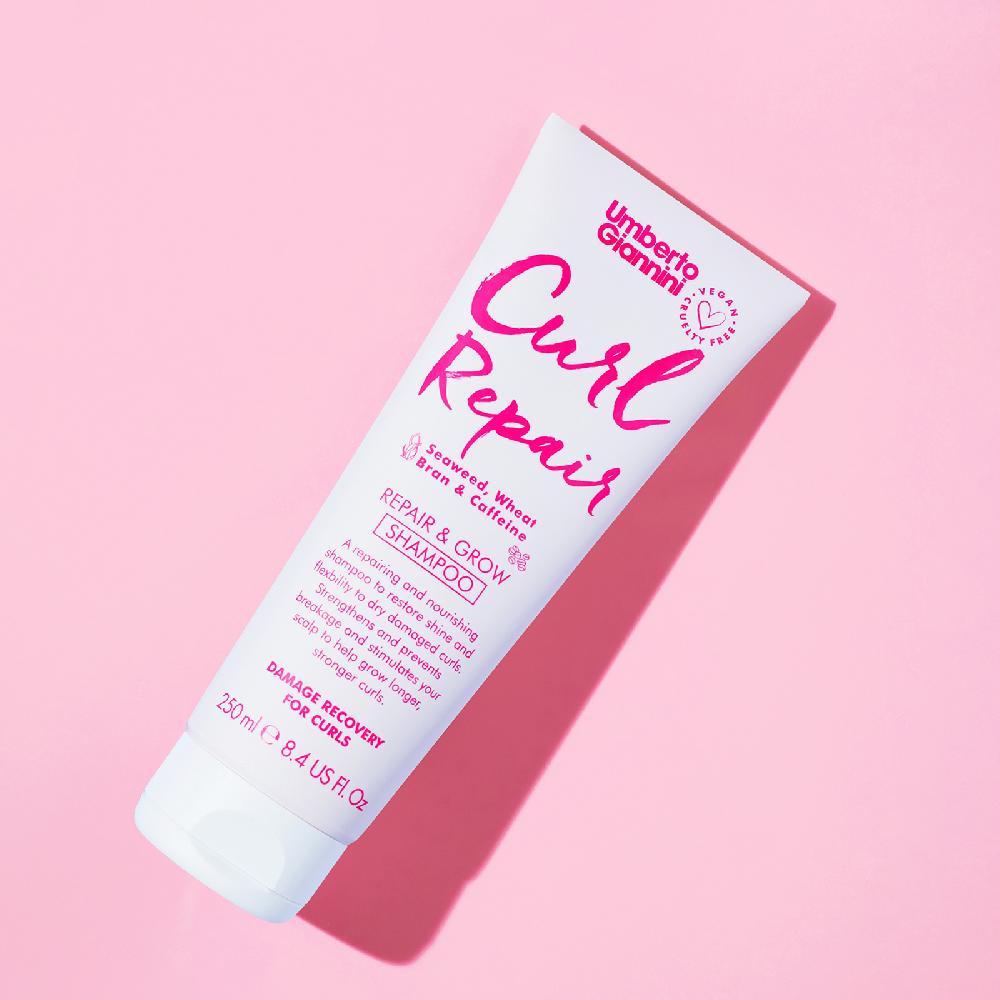 Lookfantastic Umberto Giannini Curl Repair And Grow Shampoo 250 Ml