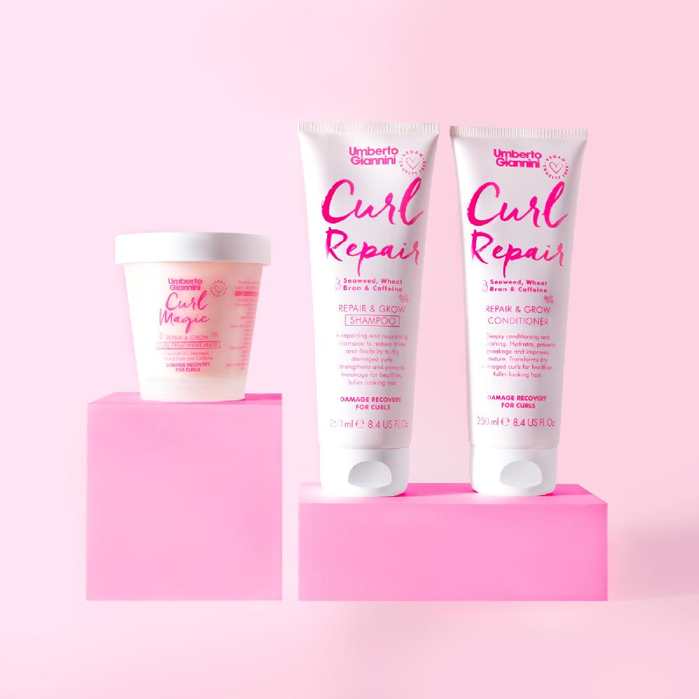 Lookfantastic Umberto Giannini Curl Repair And Grow Shampoo 250 Ml