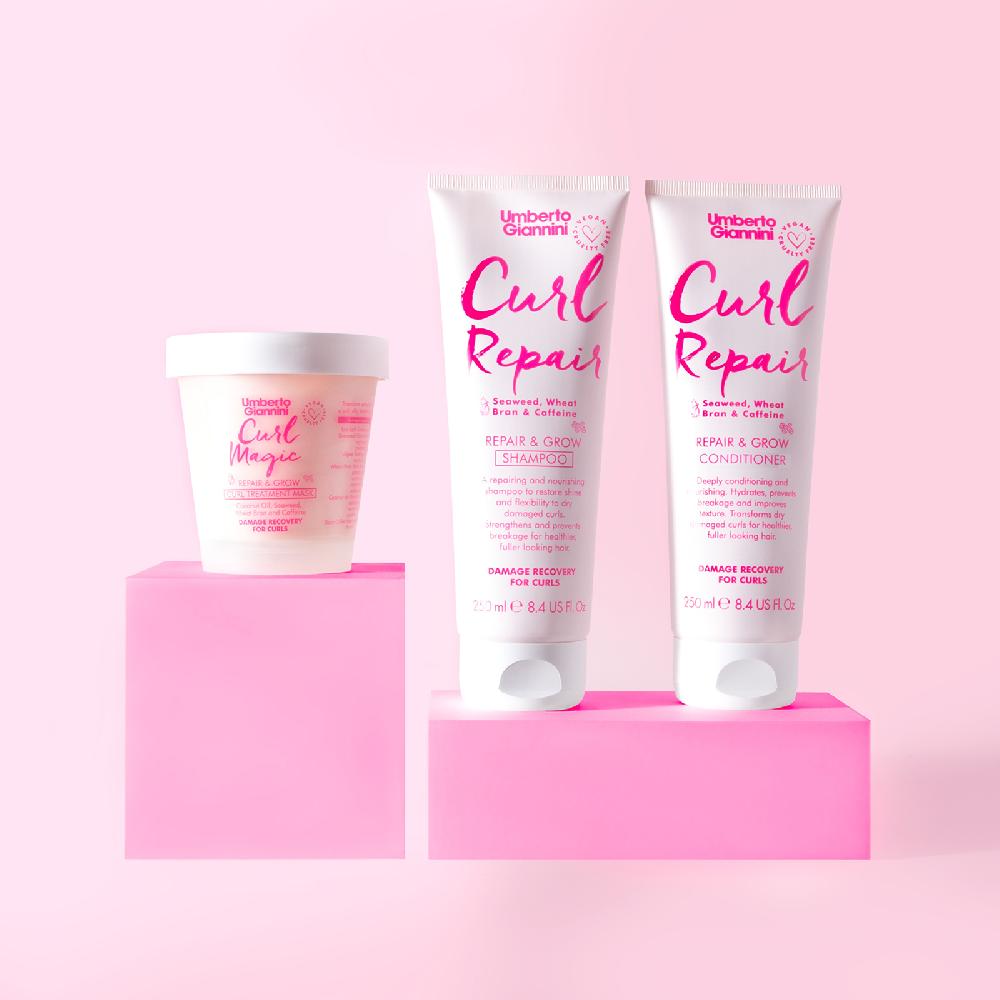 Lookfantastic Umberto Giannini Curl Repair And Grow Spülung 250 Ml