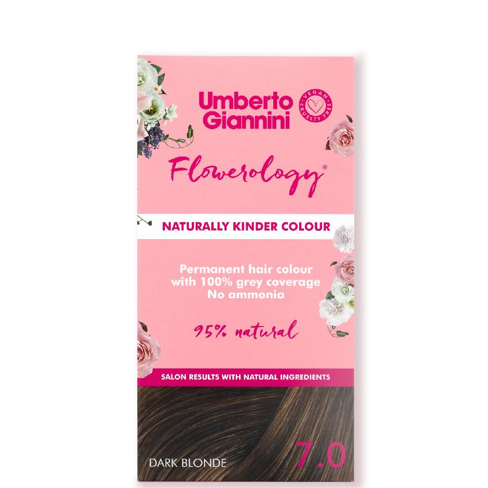 lookfantastic Umberto Giannini Flowerology Naturally Kinder Colour - Dunkelblond 7.0 195 ml