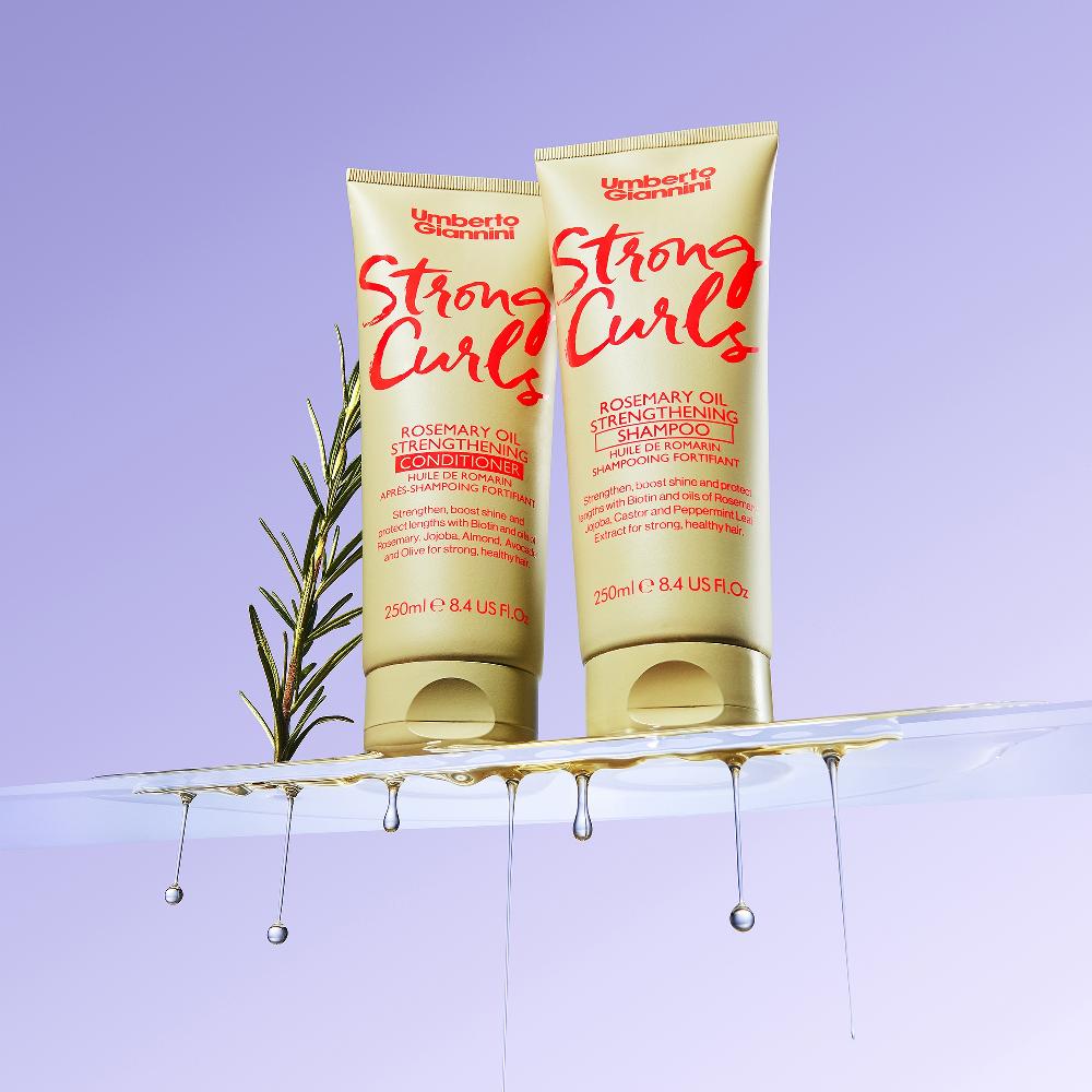 Lookfantastic Umberto Giannini Strong Curls Rosemary Oil Conditioner 250ml