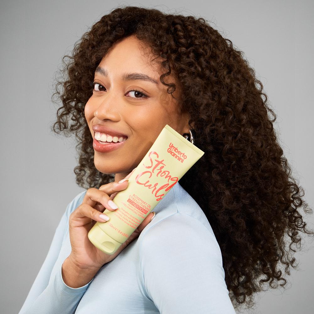 Lookfantastic Umberto Giannini Strong Curls Rosemary Oil Conditioner 250ml
