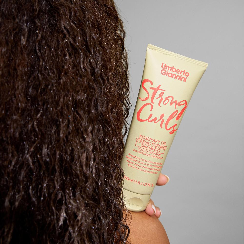 Lookfantastic Umberto Giannini Strong Curls Rosemary Oil Shampoo 250ml