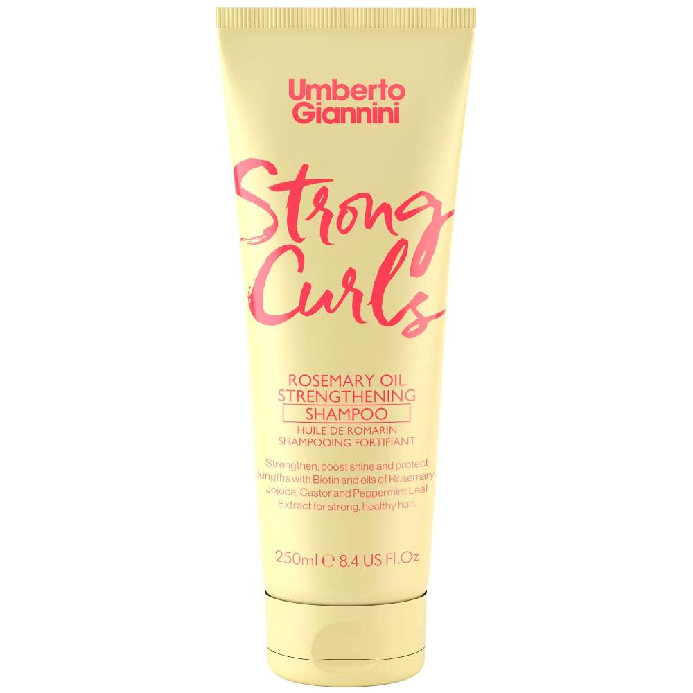 lookfantastic Umberto Giannini Strong Curls Rosemary Oil Shampoo 250ml