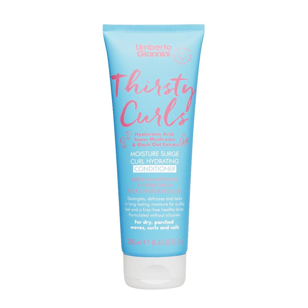lookfantastic Umberto Giannini Thirsty Curls Moisture Surge Feuchtigkeitsspendende Lockenspülung 250 ml