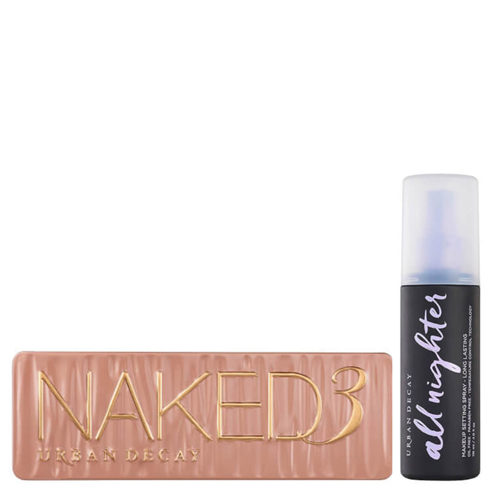 lookfantastic Urban Decay Naked 3 Palette and Setting Spray Bundle