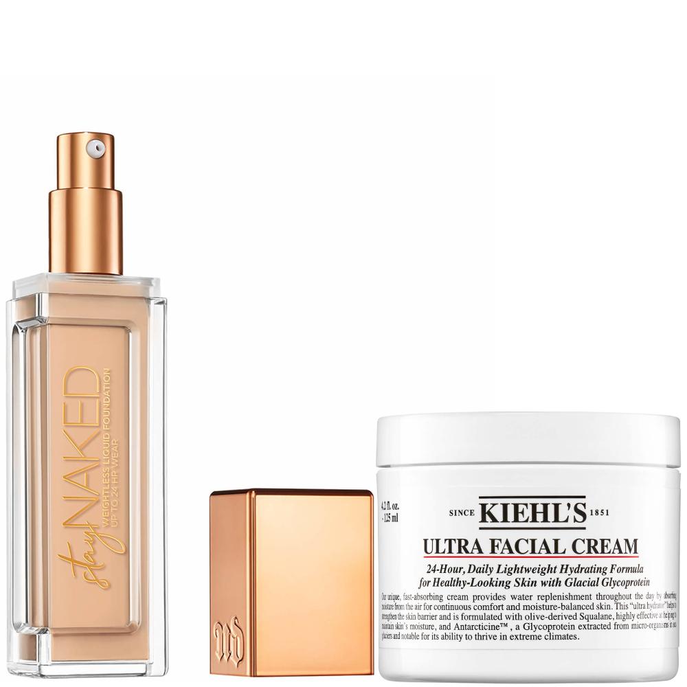 lookfantastic Urban Decay Stay Naked Foundation x Kiehl's Ultra Facial Cream 50 ml Bundle (verschiedene Farbtöne)