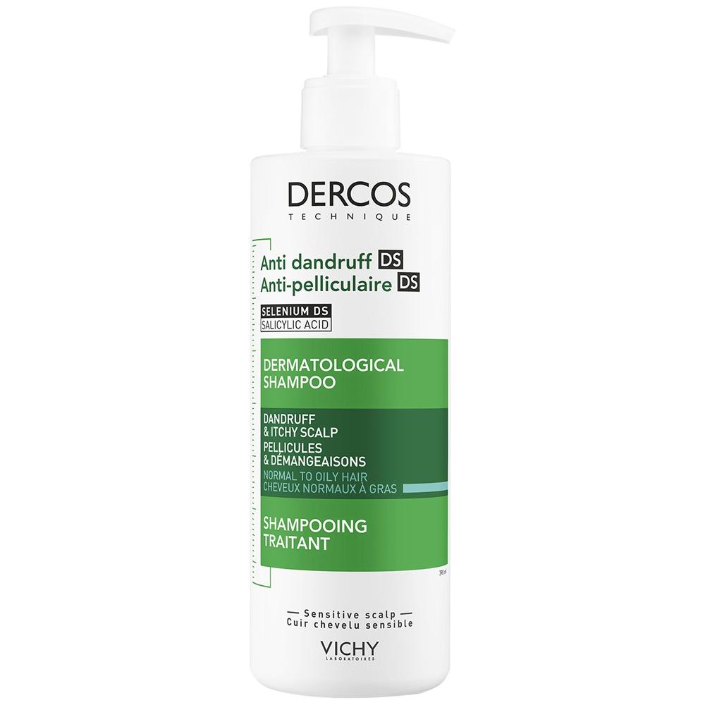 lookfantastic VICHY Dercos Anti-Schuppen-Shampoo für normales/fettiges Haar 390 ml