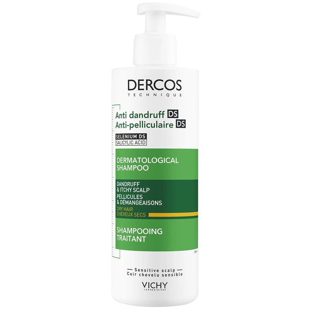 lookfantastic VICHY Dercos Anti-Schuppen-Shampoo für trockenes Haar 390 ml