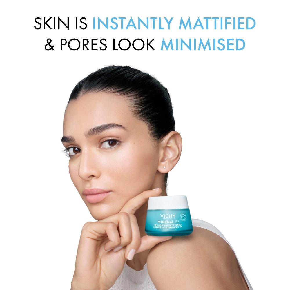 Lookfantastic Vichy Mineral 89 48H Moisture Matte Sorbet 50 Ml