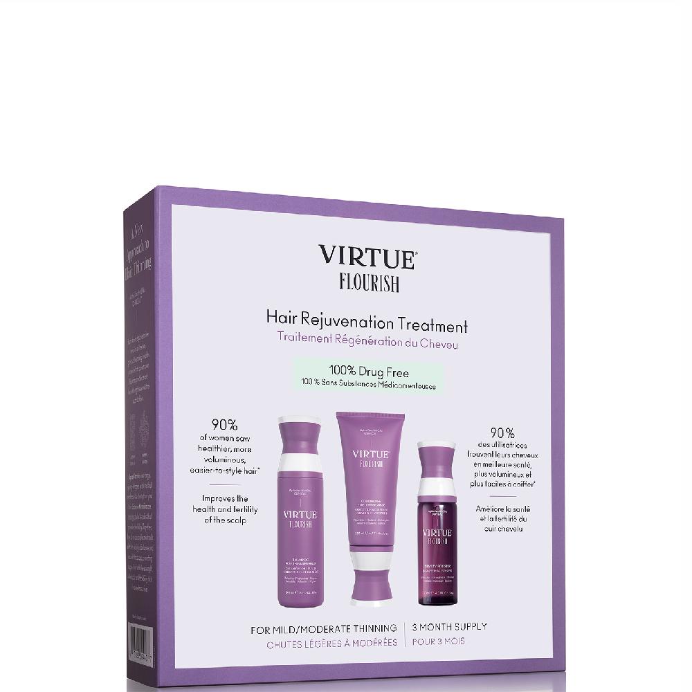 lookfantastic VIRTUE Flourish Hair Rejuvenation Treatment (3 Month Supply)