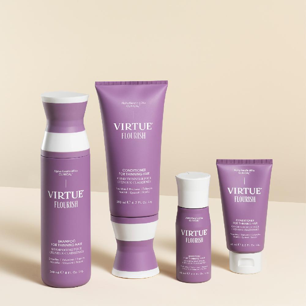 Lookfantastic VIRTUE Flourish Shampoo Für Dünner Werdendes Haar 240 Ml